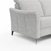 Ecksofa Canterbury - 2,5-Sitzer mit Longchair rechts, Stoff, Offwhite – Bild 2