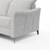 Ecksofa Canterbury - Longchair links mit 2,5-Sitzer, Stoff, Offwhite – Bild 2