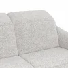 Ecksofa Canterbury - Longchair links mit 2,5-Sitzer, inkl. Relaxfunktion (motorisch) und Kopfteilverstellung, Stoff, Offwhite – Bild 2