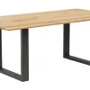 Esstisch Clifton - mit Einsätzen, LB ca. 200x100 cm, Wildeiche massiv, natur geölt – Bild 2