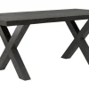 Esstisch Clifton - LB ca. 200x100 cm, Zerreiche massiv, Smoke – Bild 2