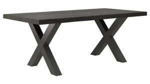 Alternative view of Esstisch Clifton - LB ca. 200x100 cm, Zerreiche massiv, Smoke