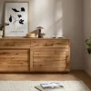Sideboard Oreia - Wildeiche massiv, natur geölt – Bild 3