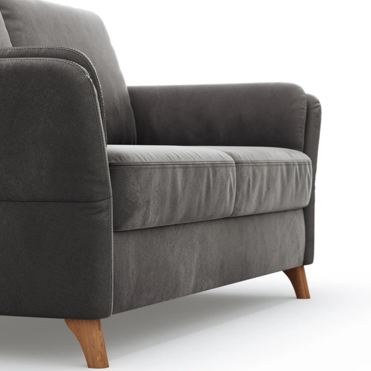 Sofa Vayra - 2,5-Sitzer, Stoff, Anthrazit – Bild 4