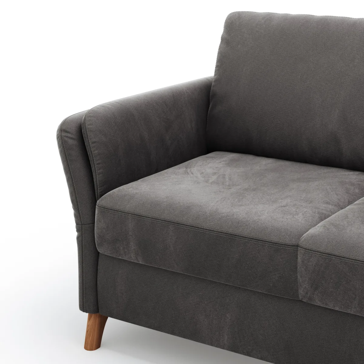 Sofa Vayra - 2,5-Sitzer, Stoff, Anthrazit – Bild 5