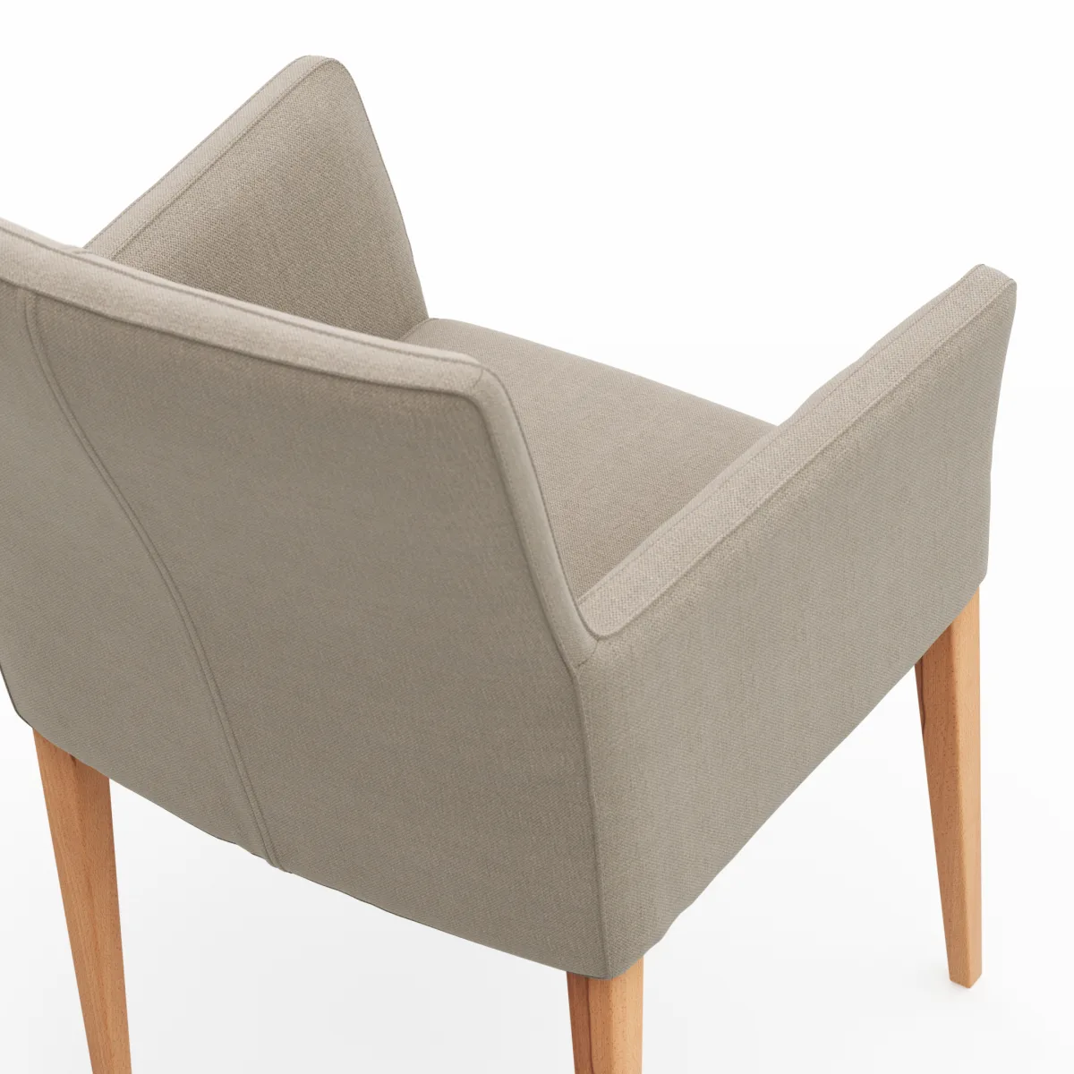 Armlehnstuhl Cosyra - Stoff, Beige – Bild 3