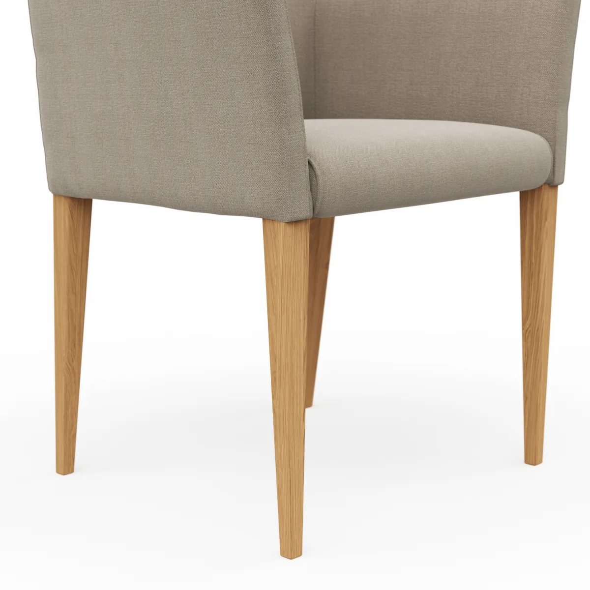 Armlehnstuhl Cosyra - Stoff, Beige – Bild 4