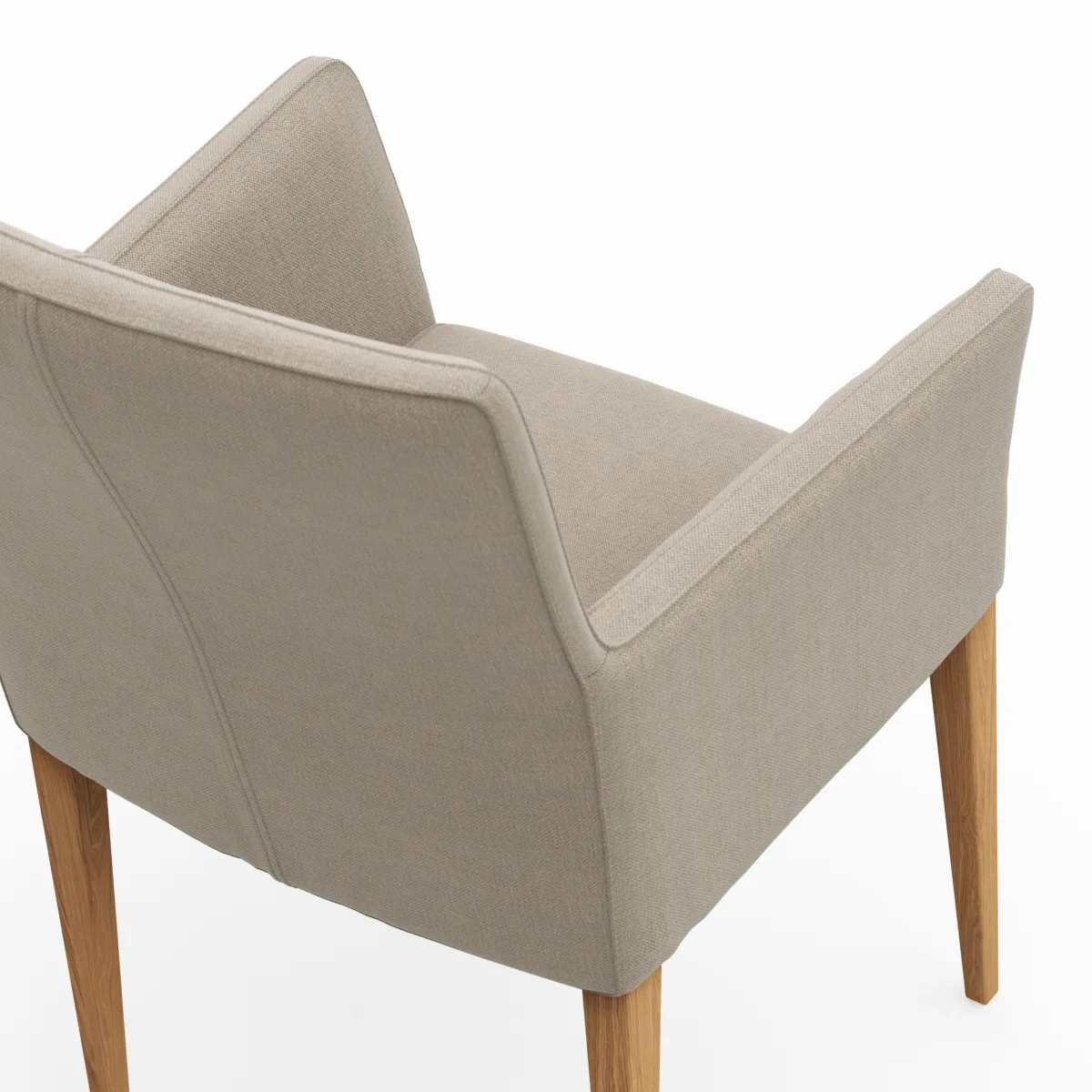 Armlehnstuhl Cosyra - Stoff, Beige – Bild 3