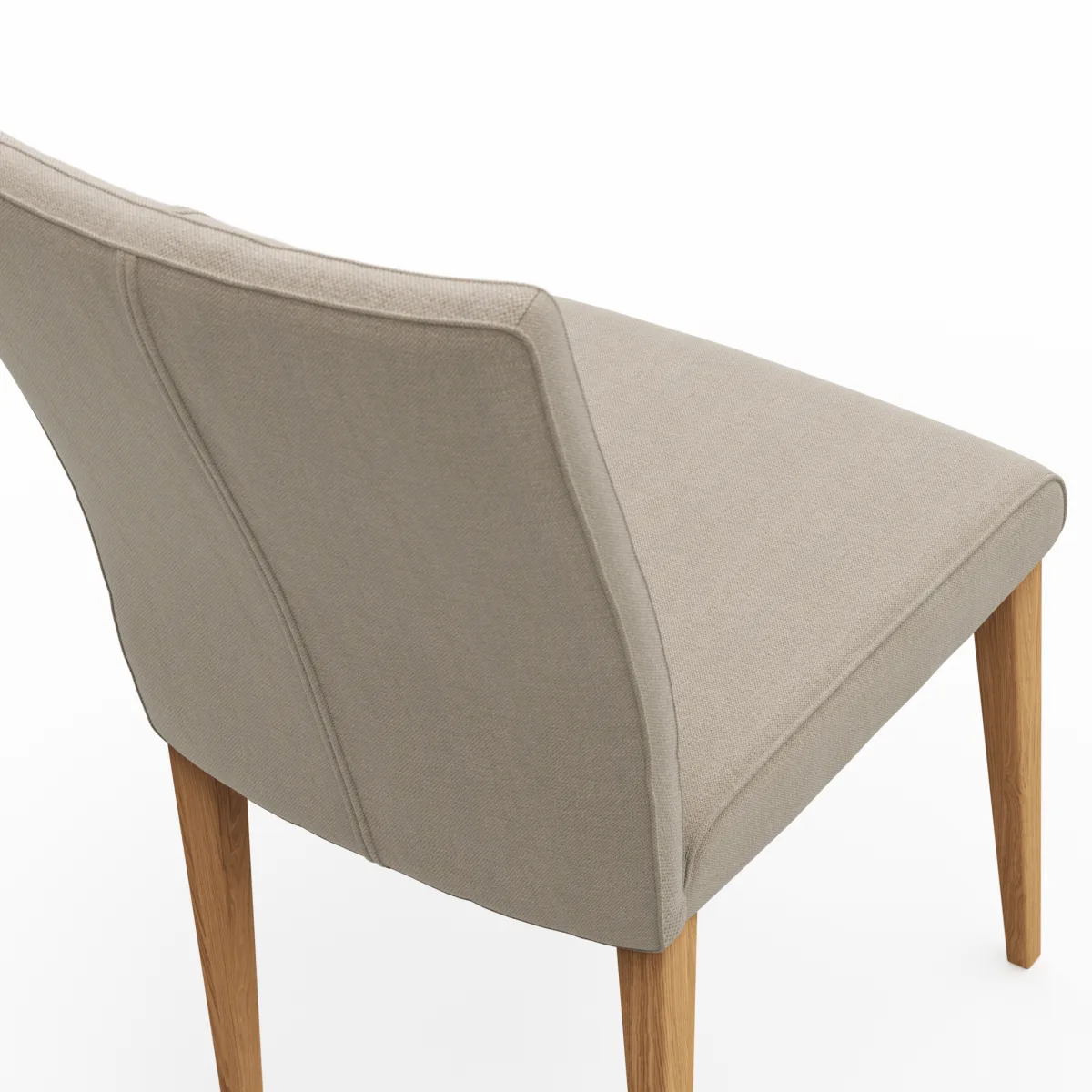 Stuhl Cosyra - Stoff, Beige – Bild 4