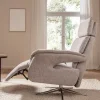 Relaxsessel Amila - Größe M, inkl. Relaxfunktion und Kopfteilverstellung, Stoff, Grau – Bild 4