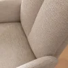 Armlehnstuhl Evania - Dreh und Relax-Funktion, hoher Rücken, Stoff, Ecru – Bild 5
