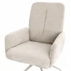 Armlehnstuhl Evania - Dreh und Relax-Funktion, hoher Rücken, Stoff, Ecru – Bild 4