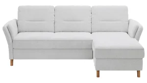 Alternative view of Ecksofa Vayra - 2,5-Sitzer mit Longchair rechts, Stoff, Offwhite