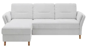 Alternative view of Ecksofa Vayra - Longchair links mit 2,5-Sitzer rechts, Stoff, Offwhite