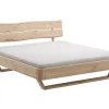 Bettgestell 1660 - Liegefläche ca. 180x200 cm, Wildeiche bianco, sandgestrahlt – Bild 2