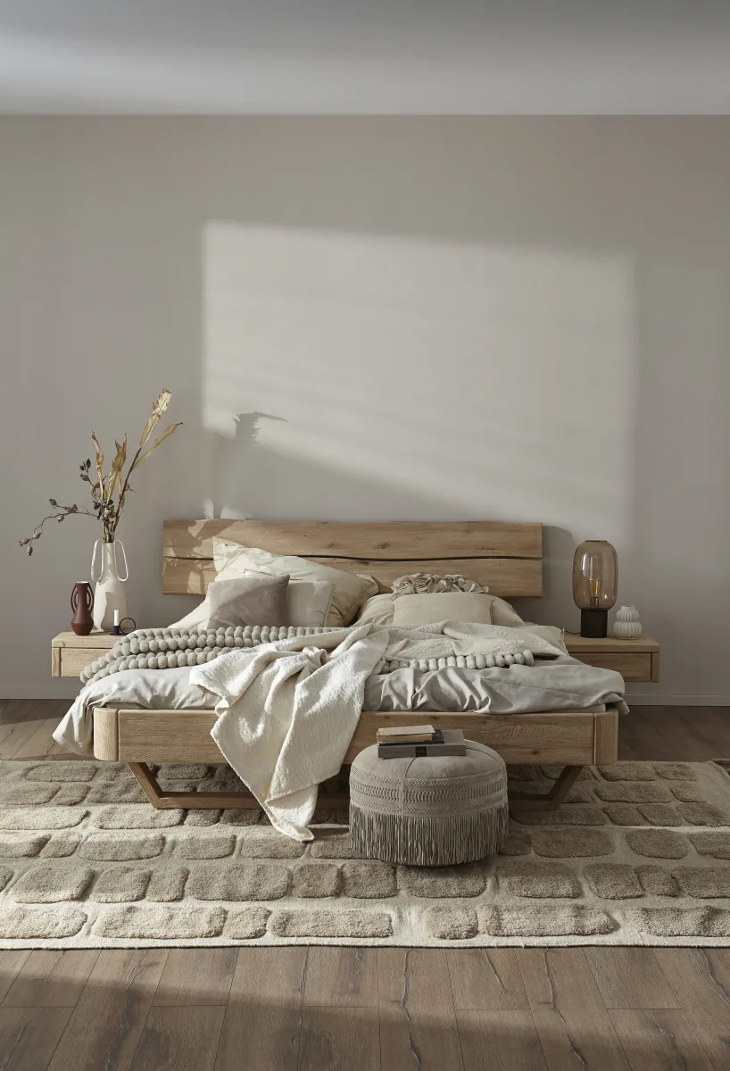 Nachttisch 1660 - Wildeiche bianco, sandgestrahlt – Bild 6