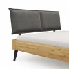 Bettgestell 1660 - Liegefläche ca. 160x200 cm, Wildeiche massiv, geölt – Bild 3