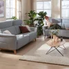Sofa Nevin - 3-Sitzer, inkl. Relaxfunktion und Kopfteilverstellung (motorisch), Stoff, Silbergrau – Bild 7