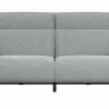 Sofa Nevin - 3-Sitzer, inkl. Relaxfunktion und Kopfteilverstellung (motorisch), Stoff, Silbergrau – Bild 3