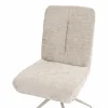 Stuhl Evania - Dreh und Relax-Funktion, hoher Rücken, Stoff, Ecru – Bild 3