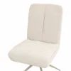 Stuhl Evania - Dreh und Relax-Funktion, hoher Rücken, Stoff, Creme – Bild 4
