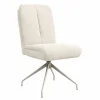 Stuhl Evania - Dreh und Relax-Funktion, hoher Rücken, Stoff, Creme – Bild 2