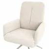 Armlehnstuhl Evania - Dreh und Relax-Funktion, hoher Rücken, Stoff, Creme – Bild 3
