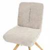 Stuhl Evania - Dreh und Relax-Funktion, niedriger Rücken, Stoff, Ecru – Bild 3
