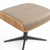 Hocker Amila - Größe M, Leder, Rauchbraun – Bild 3