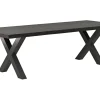 Esstisch Clifton - LB ca. 260x100 cm, Zerreiche massiv, Smoke – Bild 2