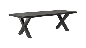Alternative view of Esstisch Clifton - LB ca. 260x100 cm, Zerreiche massiv, Smoke