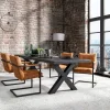 Esstisch Clifton - LB ca. 260x100 cm, Zerreiche massiv, Smoke – Bild 5