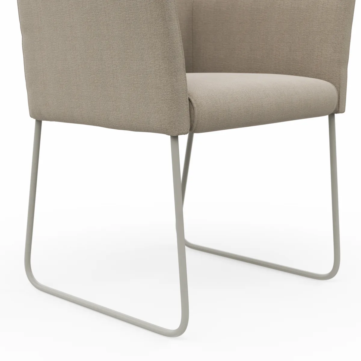 Armlehnstuhl Cosyra - Stoff, Beige – Bild 3