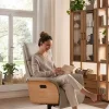 Relaxsessel Amila - Größe L, inkl. 4-motorischer Relaxfunktion und Aufstehhilfe, Leder, Silbergrau – Bild 6