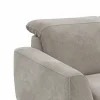 Sofa Tulsa KV - 2,5-Sitzer, inkl. Relaxfunktion und Kopfteilverstellung (motorisch), Stoff, Graubeige – Bild 4