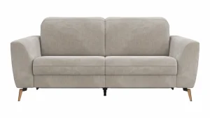 Alternative view of Sofa Tulsa KV - 2,5-Sitzer, inkl. Relaxfunktion und Kopfteilverstellung (motorisch), Stoff, Graubeige