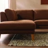 Ecksofa Rockport A - Ecke links mit 2,5-Sitzer, inkl. Relaxfunktion (motorisch), Sitzauszug (motorisch) und Armlehne klappbar, Stoff, Caramel – Bild 2