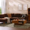 Ecksofa Rockport A - Ecke links mit 2,5-Sitzer, inkl. Relaxfunktion (motorisch), Sitzauszug (motorisch) und Armlehne klappbar, Stoff, Caramel – Bild 4