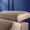 Sofa Lakeville 3 - inkl. Schlaffunktion und Kopfstütze verstellbar, Stoff, Haselnuss – Bild 2