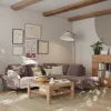 Ecksofa Rockport A - 2,5-Sitzer mit Ecke rechts inkl. Armlehne klappbar, Stoff, Braun – Bild 4