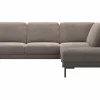 Ecksofa Rockport A - 2,5-Sitzer mit Ecke rechts inkl. Armlehne klappbar, Stoff, Braun – Bild 2