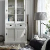Schiebetürenschrank Louisiana - teilmassiv, Weiß – Bild 5