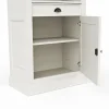 Bücherschrank Louisiana - teilmassiv, Weiß – Bild 3