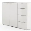 Kommode Colorado Beimöbel - BHT ca. 135x87x43 cm, Offwhite – Bild 3