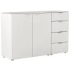Kommode Colorado Beimöbel - BHT ca. 135x87x43 cm, Offwhite – Bild 2