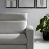 Sofa Avela - 3-Sitzer inkl. Relaxfunktion und Kopfteil verstellbar motorisch, Leder, Steingrau – Bild 3