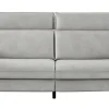 Sofa Avela - 3-Sitzer inkl. Relaxfunktion und Kopfteil verstellbar motorisch, Leder, Steingrau – Bild 2