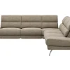 Ecksofa San Fernando – Ecke links mit 2-Sitzer, Armlehne verstellbar, Rückenlehne/Sitztiefe verstellbar, Stoff, Latte – Bild 2