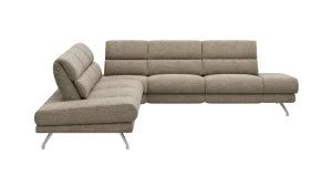 Alternative view of Ecksofa San Fernando - 2-Sitzer mit Ecke rechts, Armlehne verstellbar, Rückenlehne/Sitztiefe verstellbar, Stoff, Latte