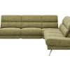 Ecksofa San Fernando – Ecke links mit 2-Sitzer, Armlehne verstellbar, Rückenlehne/Sitztiefe verstellbar, Stoff, Moos – Bild 2